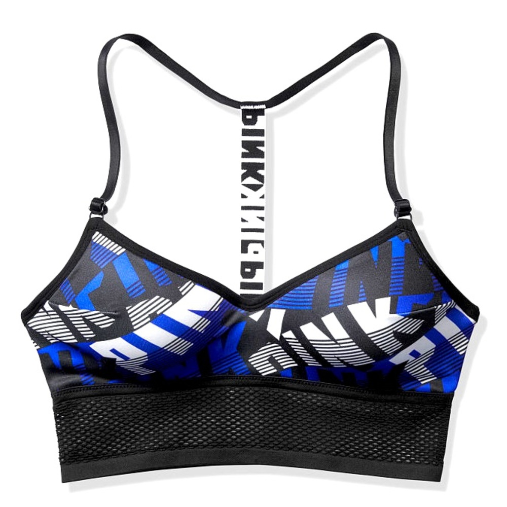 ❗️SOLD❗️✨VS PINK Lightly Lined Wireless T-Back Sports Bra